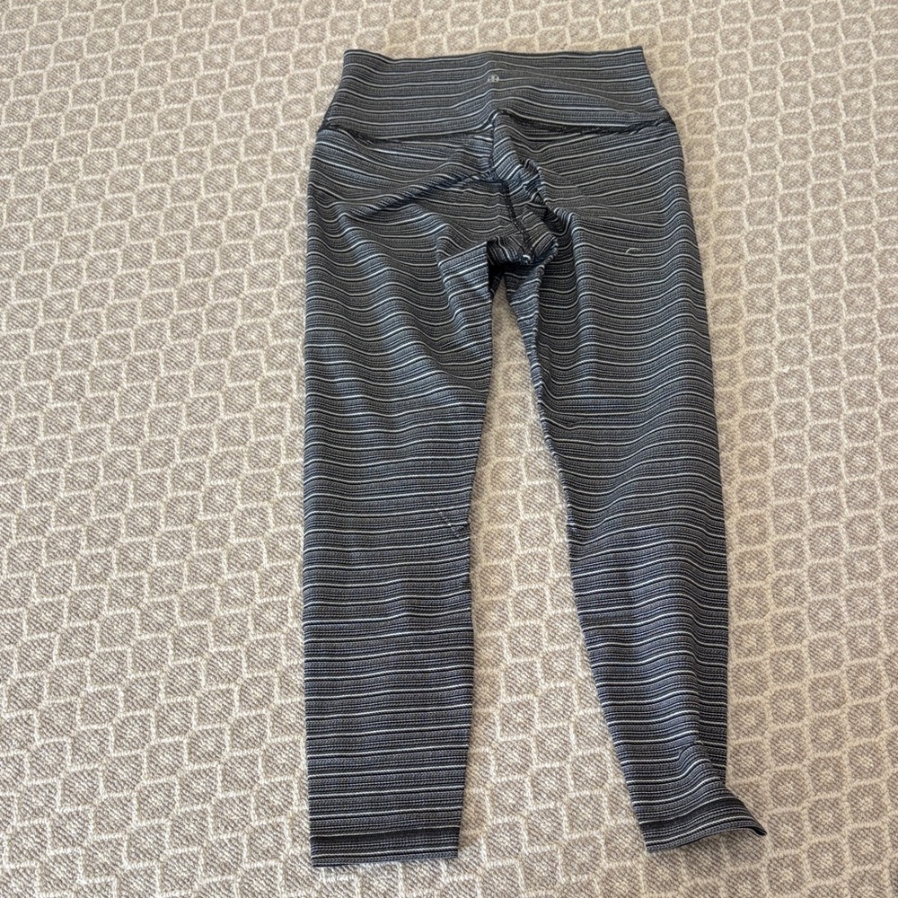 Lululemon striped Gray women Leggings